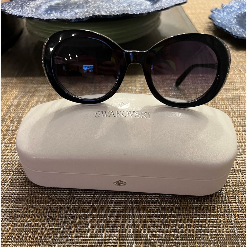 Swarovski 50mm crystal sunglasses